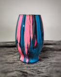 Hand Painted Acrylic Pour Vase