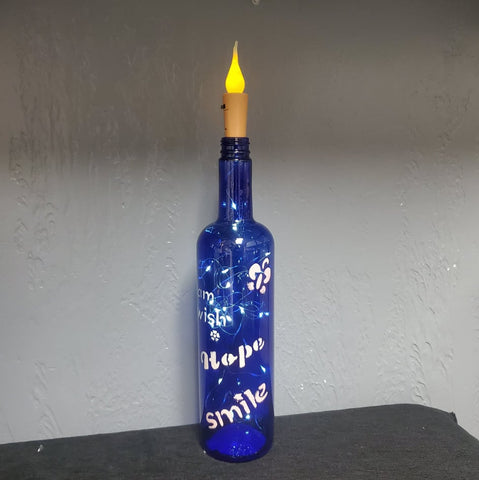 Upcycled Wine Bottle